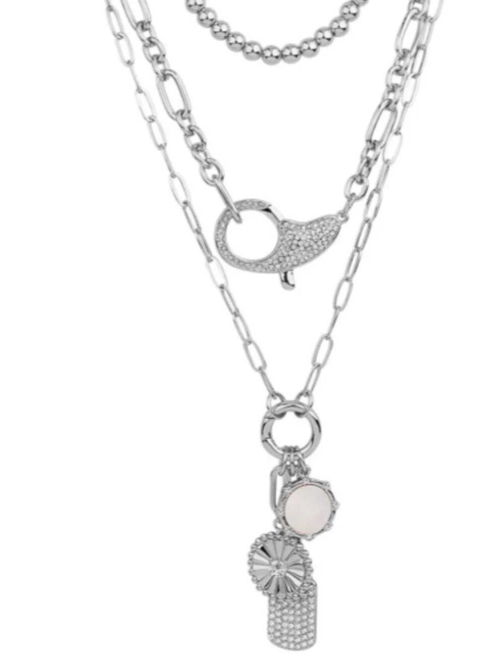 Park Lane Silver Aspen Necklace - Picture 2 of 4